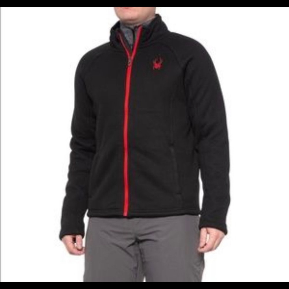 Large mens spyder sweater jacket. New with tags. Was the wrong size for me.